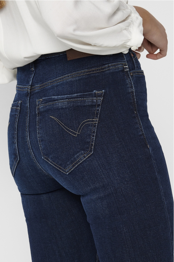 onlPAOLA HW SK DNM JEANS AZGZ878 NOOS 15165780 Dark Blue Denim
